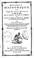 Pernety, Journal historique d'un voyage fait aux ?les Malouines (1769)
