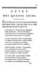 de Beaunoir, Les quatre coins (1791)