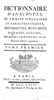 Honor� Lacombe de Pr�zel, Dictionnaire d'anecdotes... (1767)