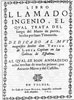 Libro llamado ingenio, el cual trata del juego del marro de punta (1635)