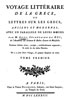 Pierre-Augustin Guys, Voyage littéraire de la Grèce, Lettre 14 (1783)