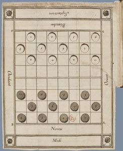 Pierre Mallet, Le Jeu de dames avec toutes les maximes et r?gles... (1668)